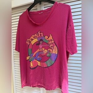 Rare Vintage FRESH JIVE Pink Graphic T-Shirt Women’s unisex 1XL